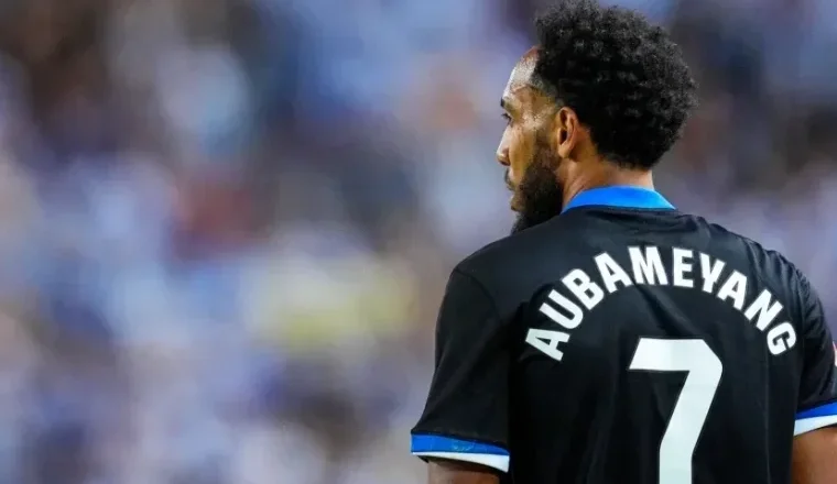 LaLiga : Aubameyang frappe encore, le Deportivo accroché à Málaga