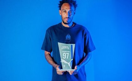 OM : Pierre-Emerick Aubameyang élu joueur du mois d'août