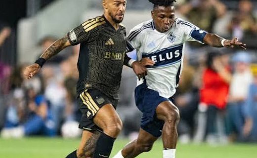MLS : Denis Bouanga marque encore, mais le LAFC bute sur Vancouver à dix