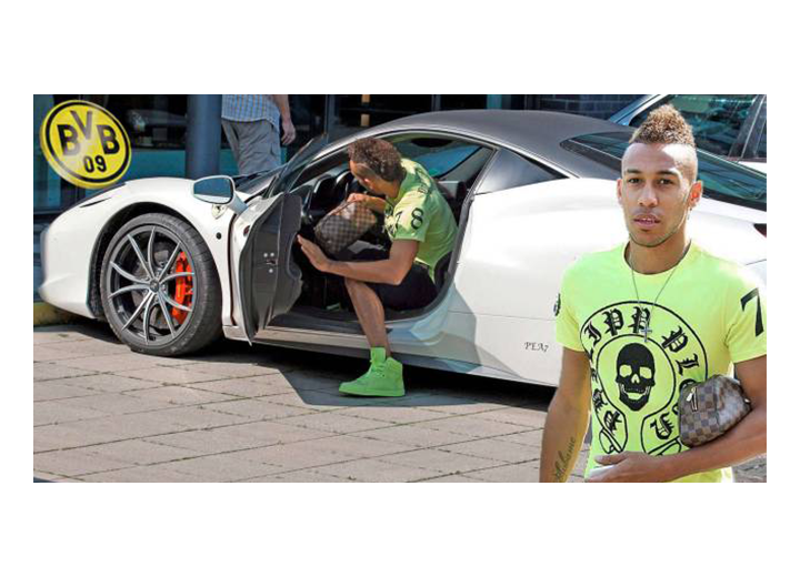 Amende et retrait de permis pour Aubameyang !
