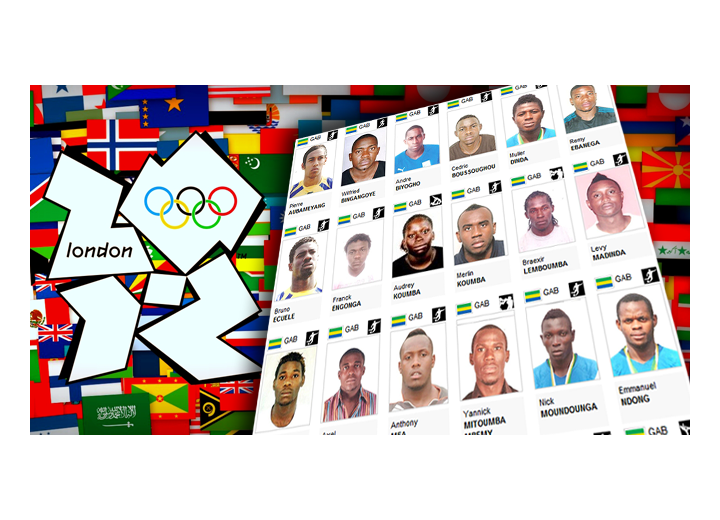 Les 28 espoirs de médailles du Gabon aux J.O 2012 !