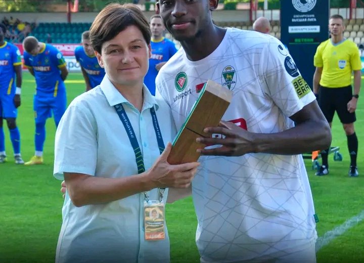 Biélorussie : le Gabonais Junior Effaghe désigné meilleur joueur du mois de juillet