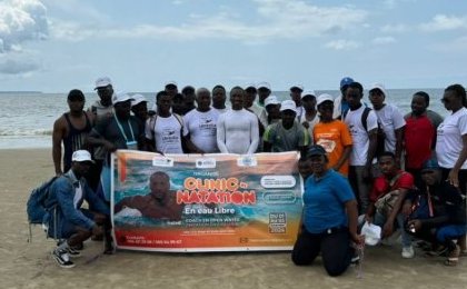 Natation en eau libre : le Gabon forme ses athlètes en vue d'un championnat africain inédit