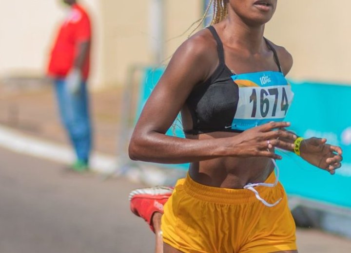 10 Km de Port-Gentil : la gabonaise Jordash Chancia Mibale Bibang étale toute sa classe
