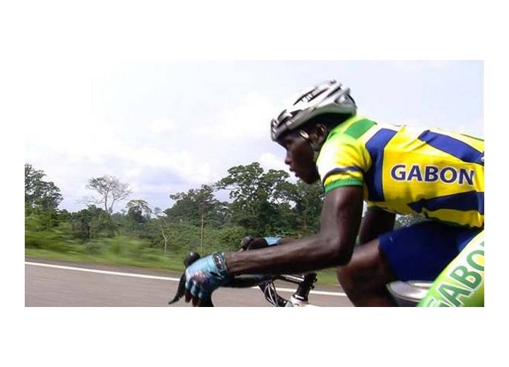 Les cyclistes gabonais à Franceville