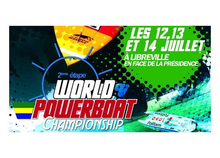 Libreville, 2e étape du championnat mondial de bateaux à moteur