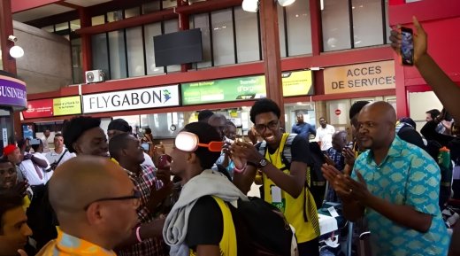 Afrobasket U18 : Tombées en finale zonale, les Panthères du Gabon célébrées à leur retour à Libreville
